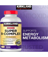Kirkland Signature Super B-Complex with Electrolytes 500 Tablets DHL EXP... - $94.90