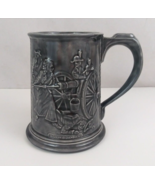 1970s Molly Pitcher/Paul Revere Gray 3D Style Stein Mug Cup - $29.69