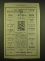 1924 Yale University Press Ad - Tales and Legends of Hawaii - £14.50 GBP