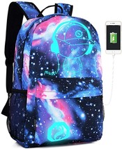 Lmeison Anime Cartoon Luminous Backpack with USB Charging Port and Lock ... - $79.99