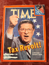 Time Magazine June Jun 19 1978 6/19/78 Howard Jarvis Tax Revolt - £7.74 GBP