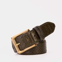 The Bethesda Green Snake Snk Leather Belt image 10