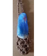 Painted Hemp Pouch Necklace - $17.36 CAD