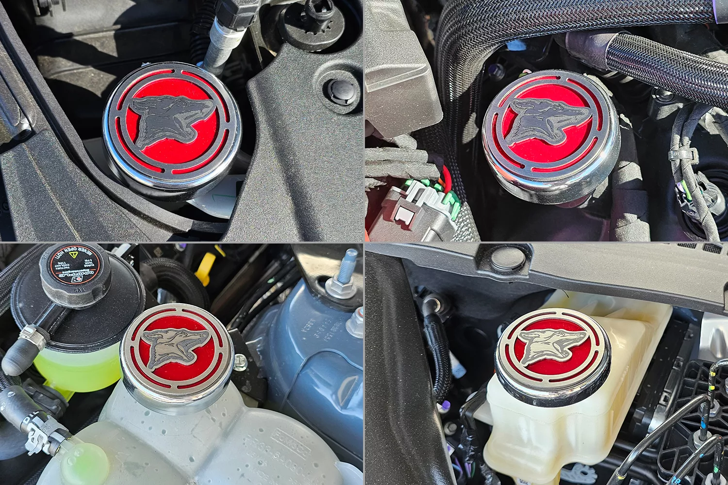 2015-2025 MUSTANG - FLUID CAP COVER AUTOMATIC TRANSMISSIONS ONLY, COYOTE... - $113.35