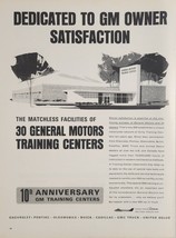 1964 Print Ad GM General Motors Training Centers for Dealers 10th Anniversary - £16.69 GBP