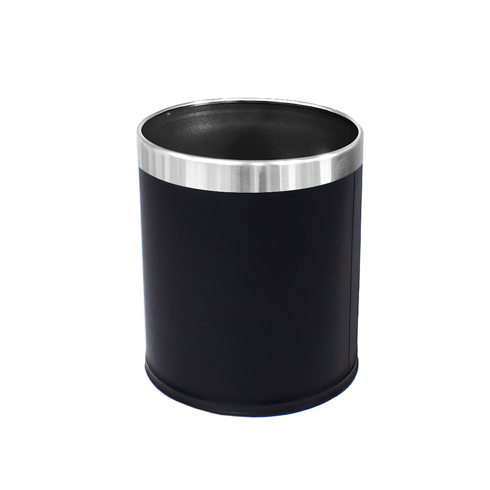 Compass Leatherette Round Bin 10L (Black) - $69.08