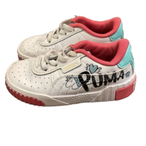 Puma Cali Unicorn White Pink Slip-on Sneaker Shoes Girls 7C 381932-01 - $18.00