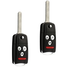 Car Key Fob Keyless Entry Flip Remote Fits 2007-2013 Acura Mdx Rdx (N5F0... - $84.77