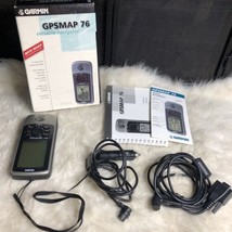 Garmin GPSMAP 76 Handheld GPS Device with Manuals and Cables Bundle - $108.90
