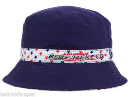 Columbus Blue Jackets New Era Reversible NHL Hockey Toddler Bucket Cap Hat - £10.50 GBP