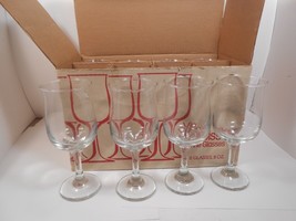 NEW w/ Box  Vintage Set of 8 Libbey Vin Connoisseur Wine Glasses  8 oz. - £22.14 GBP