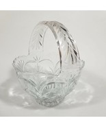 Round Glass Bowl Basket Decorative Easter Spring Clear Centerpiece - £22.80 GBP