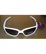 LIZ CLAIBORNE VILLAGER  Sunglasses - Juvenile - WHITE/GRAY LENSES -100% ... - £15.71 GBP