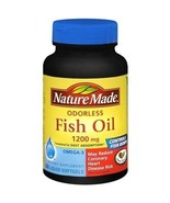 Nature Made Burp-Less Fish Oil Omega-3 1200 mg 60 Softgels - £9.20 GBP
