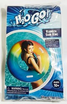 BESTWAY H2O GO!  Rainbow Swim Ring Float 31.5&quot; X 8.3&quot;  Age 10+ (NEW SEALED) - £7.75 GBP