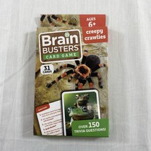 Brain Busters Card Game Creepy Crawlies with Over 150 Trivia Questions 31 Cards - £3.95 GBP