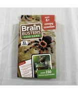 Brain Busters Card Game Creepy Crawlies with Over 150 Trivia Questions 3... - £3.88 GBP
