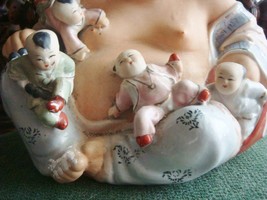 Chinese Famille Rose Porcelain Fertility Buddha Statue 11&quot; Tall x 14&quot;[2] - $4,396.35 MXN