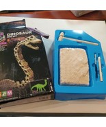 Dinosaur Dig Kit Digging Tool Brush Hammer Sand Block Diplodocus Excavat... - $10.25