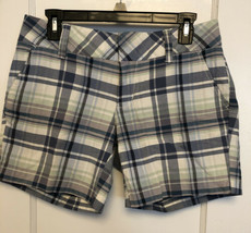 G. H. Bass Multiple Color Stripe Shorts Size 2 Euc BLUE/GREEN/WHITE - £7.90 GBP