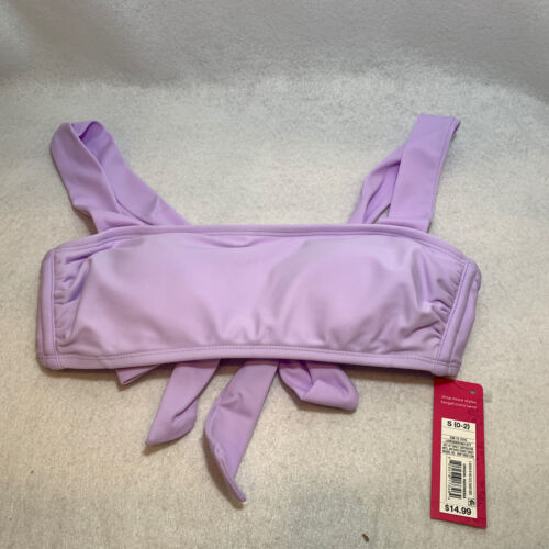 Primary image for Junior's Square Neck Bralette Bikini Top - Xhilaration™ - Lavender - Size S 