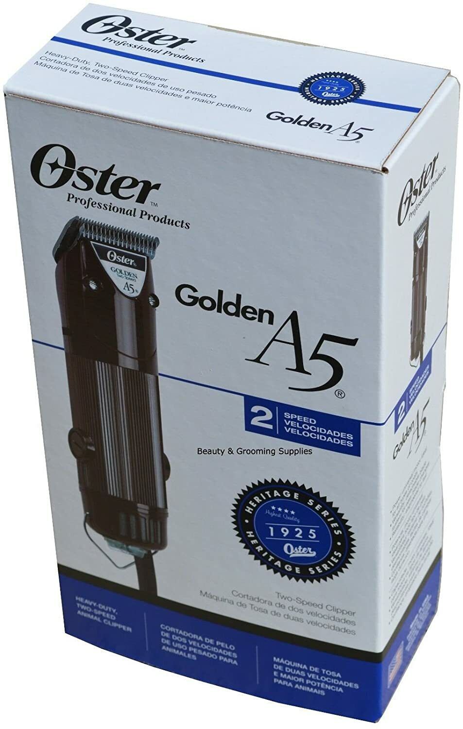 Oster A5 GOLDEN 2 Speed 220V–230V CLIPPER KIT&CryogenX 10&40 BLADE&7 pc COMB SET Item image 3