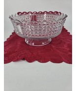 Clear Pressed Glass Compote Bowl/Vase 1874 - 1891 Thousand Eye EAPG Adam... - £16.26 GBP