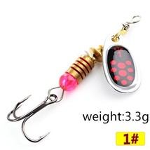 FTK Fishing Lure 4g/5g/7g/10g/14g spinner Bait  Spoon Lures pike  With Treble Ho - £41.28 GBP