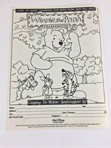 Vintage Winnie the Pooh - Franken Pooh (VHS, 1995) Video Dealer Promo Page - £12.59 GBP