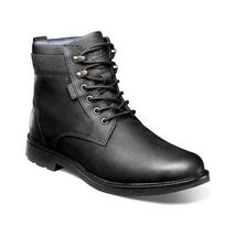 Men's Nunn Bush 1912 Plain Toe Boot Water-resistance Black Waxy 85007-010 image 3