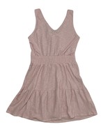Rolla Coster Women Sleeveless Back Tie Elastic Waist Powder Pink Mini Dr... - $27.41 CAD