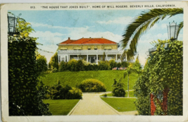 Early 1900&#39;s Will Rogers Home in Beverly Hills, CA LA California Postcard - £6.22 GBP