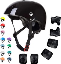 Jeefree Bike Helmet Set With Knee Pads Elbow Pads Wrist Guards,Adjustabl... - £35.54 GBP