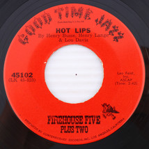 Firehouse Five Plus Two – Hot Lips / Flamin&#39; Mamie - 7&quot; Vinyl 45rpm Record 45102 - £7.66 GBP