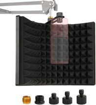 Microphone Isolation Shield, Foldable Mic Sound Absorbing Foam for Condenser Mic - $49.14