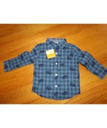 Gymboree all over football print 100% cotton shirt 18-24 months NWT $29.95 - $14.02 CAD