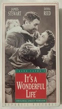 It&#39;s A Wonderful Life VHS James Stewart / Donna Reed New Factory Sealed - Rare - £6.11 GBP