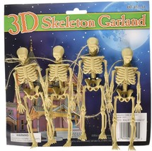 Loftus Gothic 3d Mini Skeleton Bone Garland Swag Halloween Party Decoration Prop - £2.91 GBP