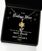 Navy Sailor Niece Necklace Gifts, Birthday Present For Navy Sailor Niece,  - £39.92 GBP