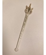 Top Of The Mart Swizzle Stick Stir New Orleans Louisiana White - $3.32