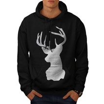 Wellcoda Deer Head Profile Mens Hoodie - $36.32+