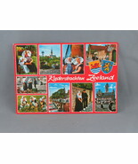 Vintage Postcard - Tradition Clothing The Netherlands - Sleding - $15.00