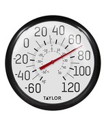Taylor Precision Products Big and Bold Wall Thermometer, 13.25 inch, Black - $24.41