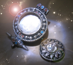HAUNTED TRIBAL NECKLACE  TURN SHADOWS TO SUN OOAK NEW SECRET COLLECT MAGICK image 2