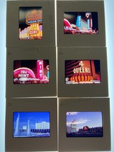 Orig Las Vegas Street Scenes Casino Mint Golden Nugget 4 Queens 6 Photo Slides - £22.03 GBP