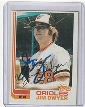 1982 Topps MLB #359 Jim Dwyer Orioles signed autograph EX/NM - £1.95 GBP