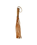 Pain Medieval Braided 15 Inch Italian Leather Whip with Free Shipping - £153.66 GBP