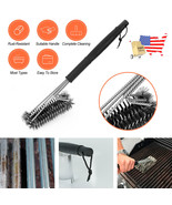 Stainless Steel Bbq Grill Cleaning Brush Wire Bristle Barbecue Cooking S... - £18.27 GBP
