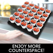 Coffee Pod Holder Organizer Compatible W Keurig KCup for 25 Pods 11&quot; X 11&quot; X 1&quot; - £16.06 GBP