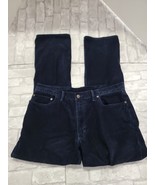 Polo Ralph Lauren Vintage Men’s 38 x 32 Navy Blue Corduroy Pants Brown B... - $109.74 CAD